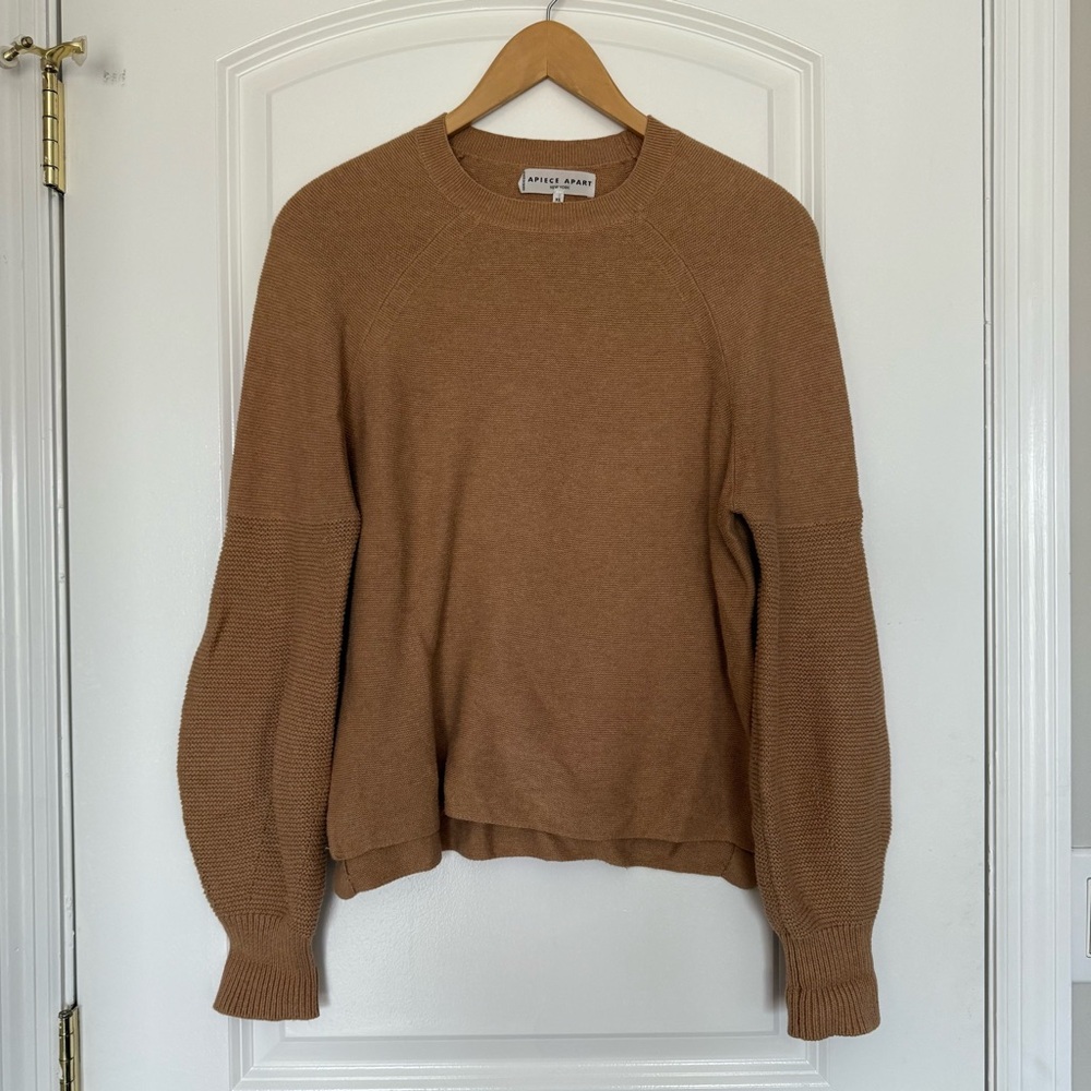 Apiece Apart Brown Knit Sweater